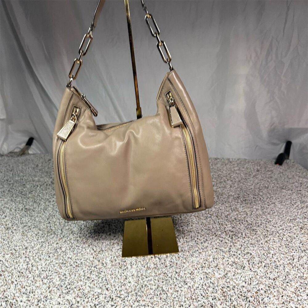Michael Kors Matilda Beige Leather Chain Shoulder Bag for Women​